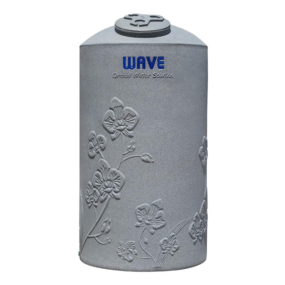 ถังเก็บน้ำ WAVE ORCHID SELECTED TANK 1000 ลิตร สีเทาดำ