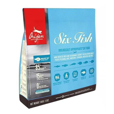 อาหารแมว ORIJEN SIX FISH 340 กรัม_0