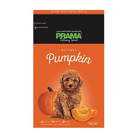 ขนมสุนัข PRAMA DELICACY PUMPKIN 70 ก.