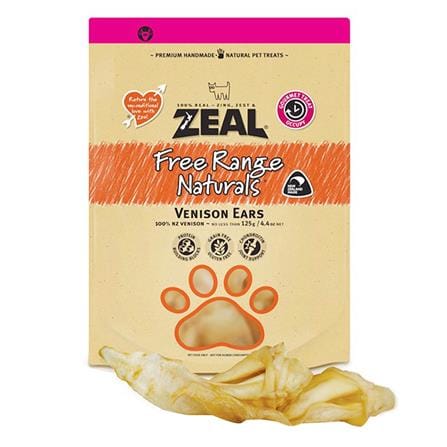 ขนมสุนัข ZEAL รสหูกวางนิวซีแลนด์ 125 ก.