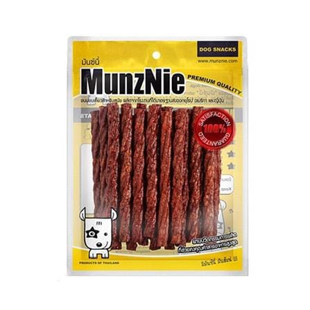 ขนมสุนัข MUNZNIE มันชี่แท่งเกลียว รสตับ