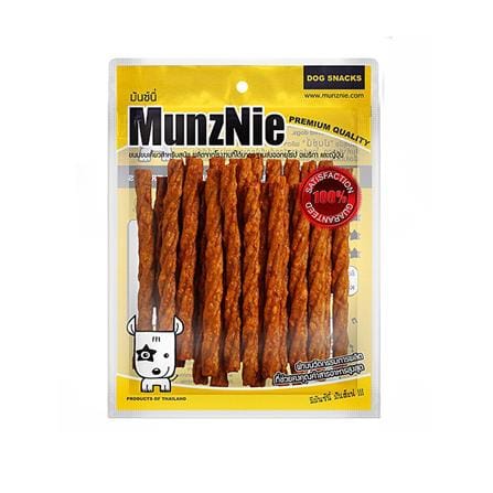 ขนมสุนัข MUNZNIE มันชี่ชนิดแท่งเกลียว รสไก่ 250 ก.