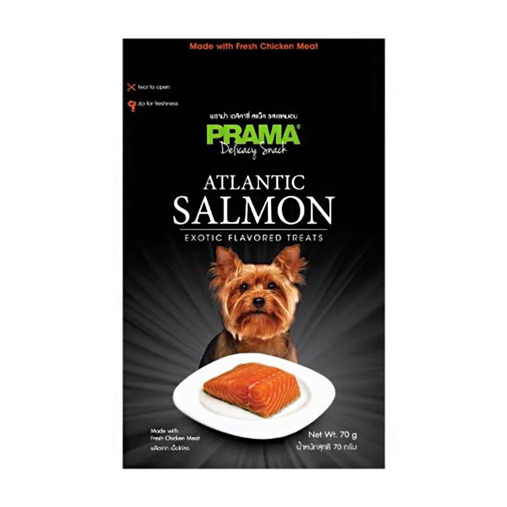 ขนมสุนัข PRAMA DELICACY SALMON 70 ก.