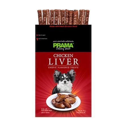 ขนมสุนัข PRAMA DELICACY CHICKEN LIVER 70 ก._0