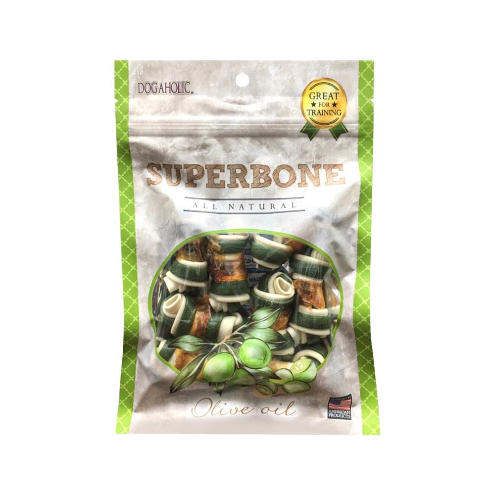 ขนมสุนัข DOGAHOLIC SUPER BONE WITH OLIVE OIL