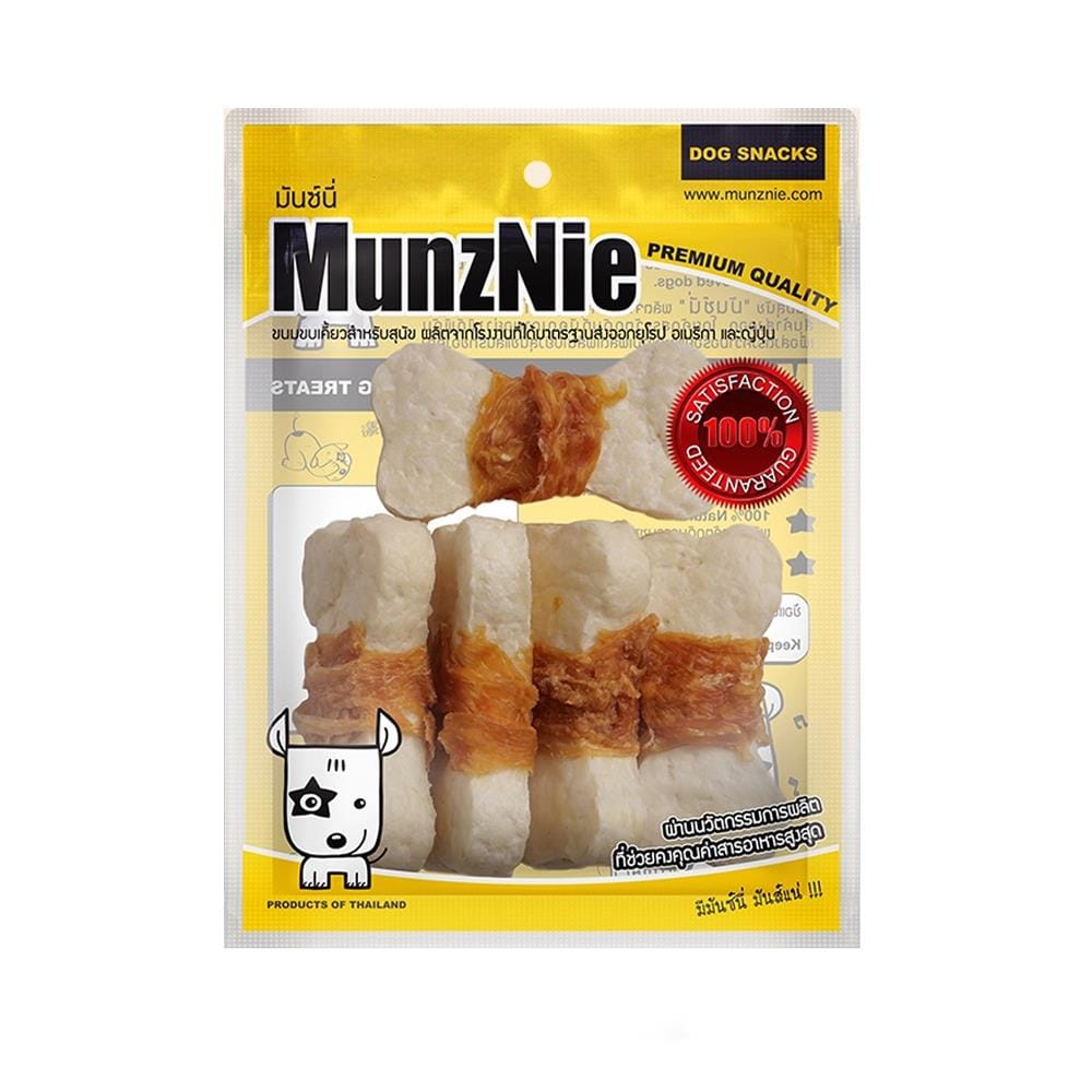 ขนมสุนัข MUNZNIE CRUNCHY BONE CHICKEN 3.5 นิ้ว 5 ชิ้น