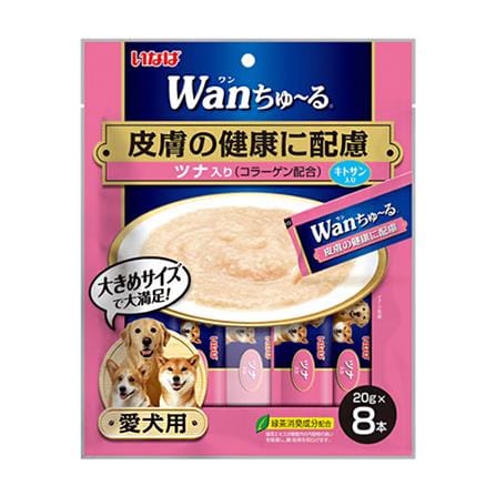 ขนมสุนัข INABA WAN CHURU CHICKEN & TUNA แพ็ก 8 ชิ้น_0