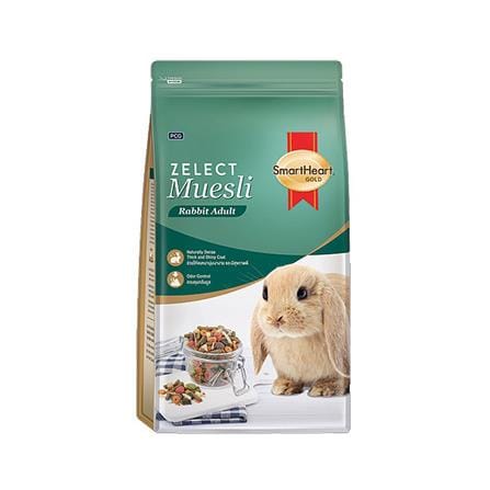 อาหารกระต่าย SMARTHEART GOLD ZELECT MUESLI ADULT 500 ก._0