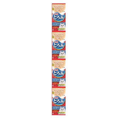 อาหารเปียก CIAO TOROMI POUCH CHICKEN TUNA KATSUO แพ็ก 4 ชิ้น_0