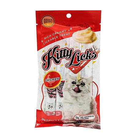 ขนมแมวเลีย KITTY LICKS CHICKEN แพ็ก 4 ชิ้น_0