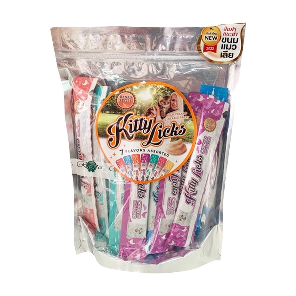 ขนมแมวเลีย KITTY LICKS MIX แพ็ก 28 ชิ้น 420 ก.