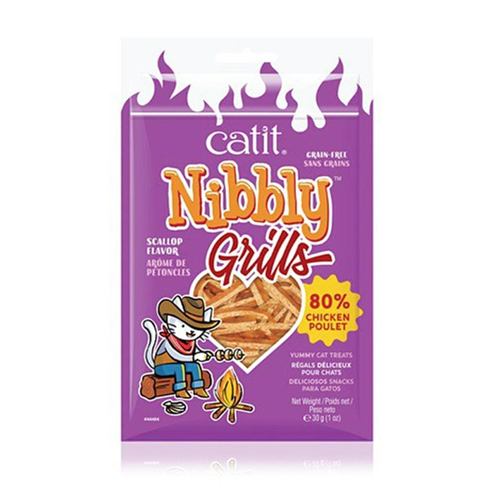ขนมแมว CATIT NIBBLY GRILLS รสหอยเชลล์ 30 ก.