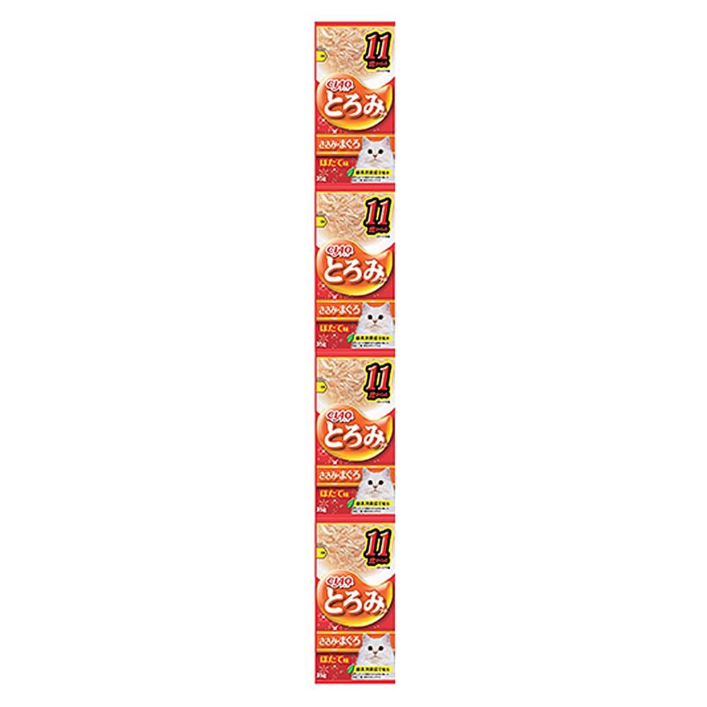 อาหารเปียกแมว CIAO TOROMI POUCH TUNA แพ็ก 4 ชิ้น