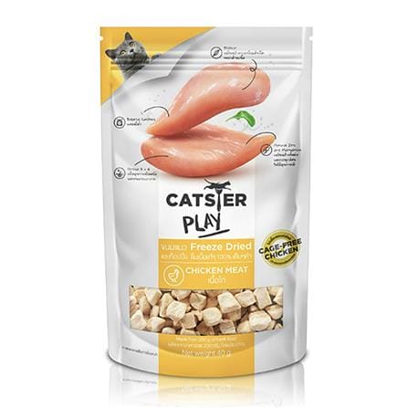 ขนมแมว CATSTER PLAY CHICKEN MEAT 40 ก.