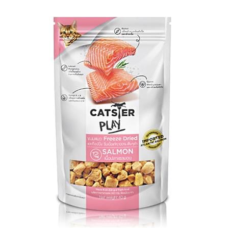 ขนมแมว CATSTER PLAY SALMON 40 ก.