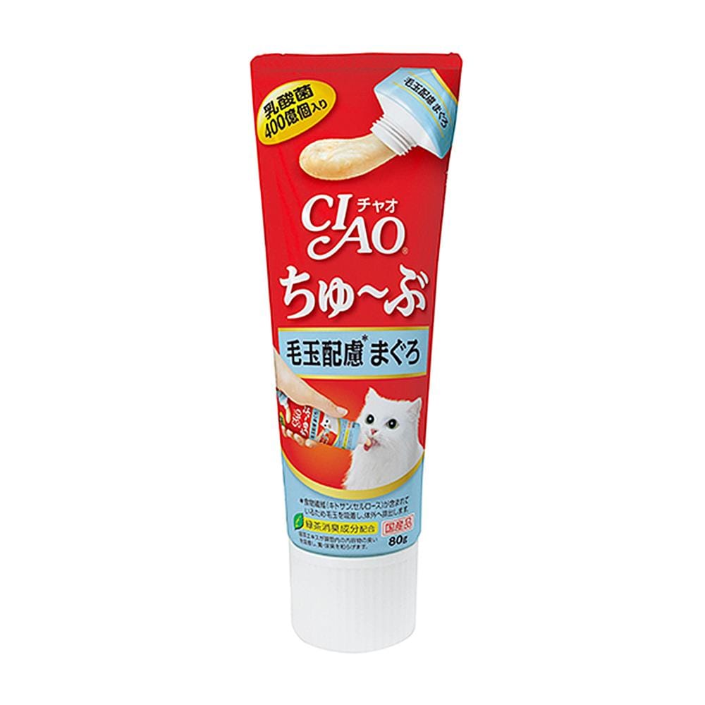 ขนมแมวเลีย CIAO CHURU TUBE HAIRBALL 80 ก.