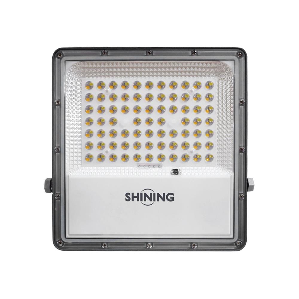 ไฟสปอตไลท์ SOLAR SHINING S-FD100009-1SL 100 วัตต์ เดย์ไลท์/คูลไวท์/วอร์มไวท์ สีเทา