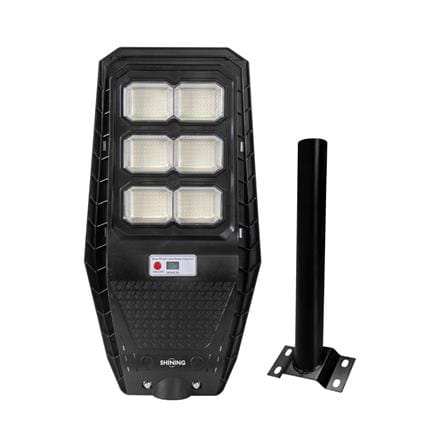 ไฟถนน SOLAR SHINING S-ST10065F-2SL 100 วัตต์ DAYLIGHT สีดำ