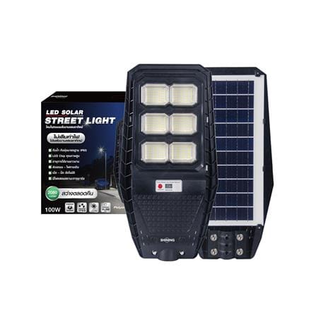 ไฟถนน SOLAR SHINING S-ST10065F-2SL 100 วัตต์ DAYLIGHT สีดำ_4