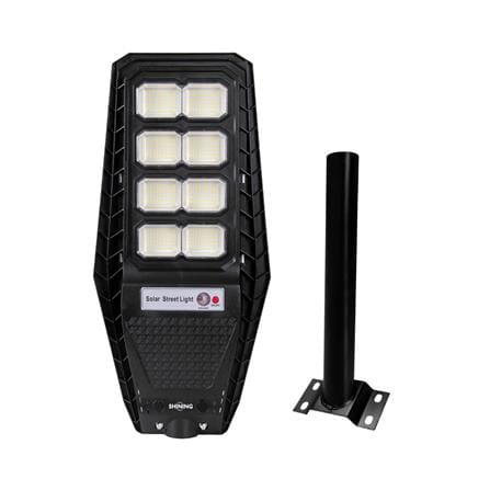 ไฟถนน SOLAR SHINING S-ST20065F-2SL 200 วัตต์ DAYLIGHT สีดำ_0