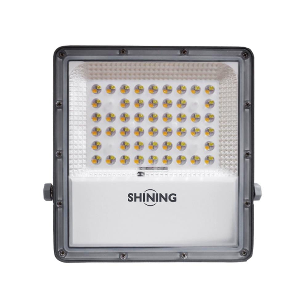 ไฟสปอตไลท์ SOLAR SHINING S-FD050009-1SL 50 วัตต์ DAYLIGHT/COOL WHITE/WARM WHITE สีเทา