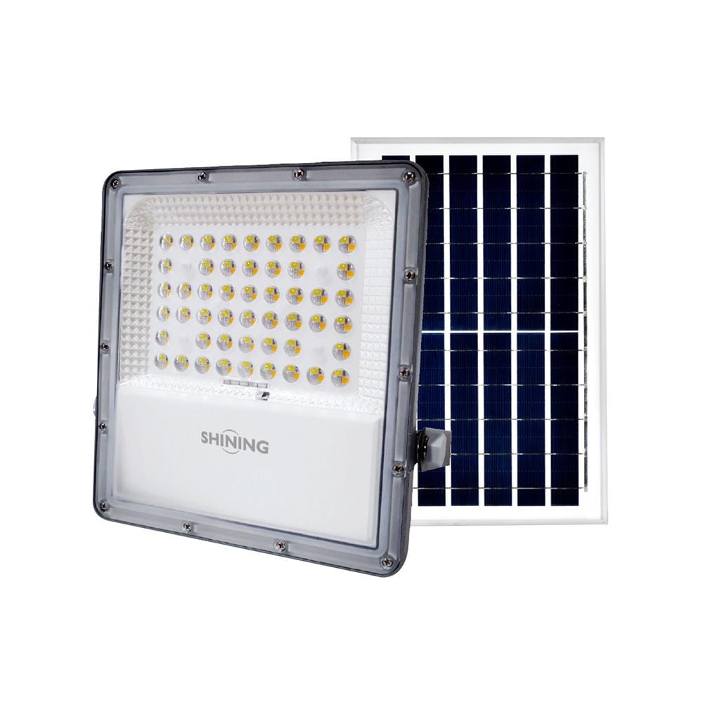 ไฟสปอตไลท์ SOLAR SHINING S-FD050009-1SL 50 วัตต์ DAYLIGHT/COOL WHITE/WARM WHITE สีเทา