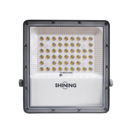 ไฟสปอตไลท์ SOLAR SHINING S-FD050009-1SL 50 วัตต์ DAYLIGHT/COOL WHITE/WARM WHITE สีเทา_1