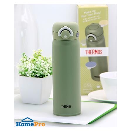 กระติกสุญญากาศ THERMOS 501KKI 0.5 ลิตร สีเขียว_3