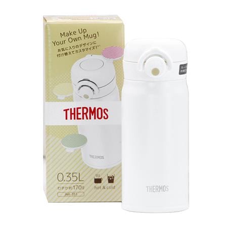 กระติกสุญญากาศ THERMOS 351MT 0.35 ลิตร สีขาว_3