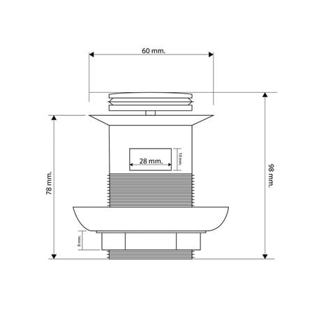 สะดืออ่างล้างหน้าแบบกด WSP PW-11F_7