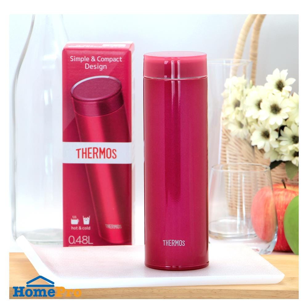 กระติกสุญญากาศ THERMOS CRB 0.48 ลิตร สีแดง