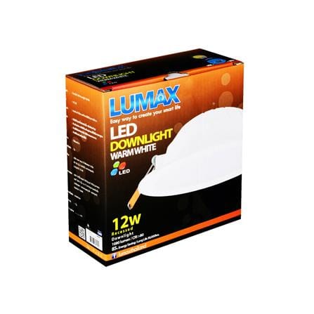ดาวน์ไลท์ LED LUMAX 20-A0642 5.9 นิ้ว 12 วัตต์ WARM WHITE สีขาว_3