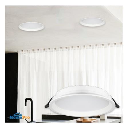 ดาวน์ไลท์ LED LUMAX 20-A0676 8.6 นิ้ว 24 วัตต์ DAYLIGHT/COOL WHITE/WARM WHITE สีขาว_4