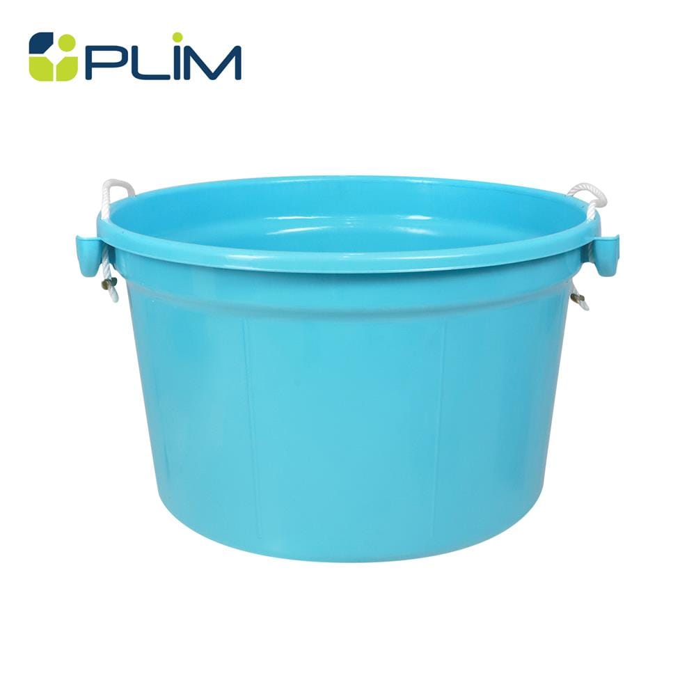 ถังน้ำกลม หูหิ้ว PLIM 30 ลิตร สีฟ้า