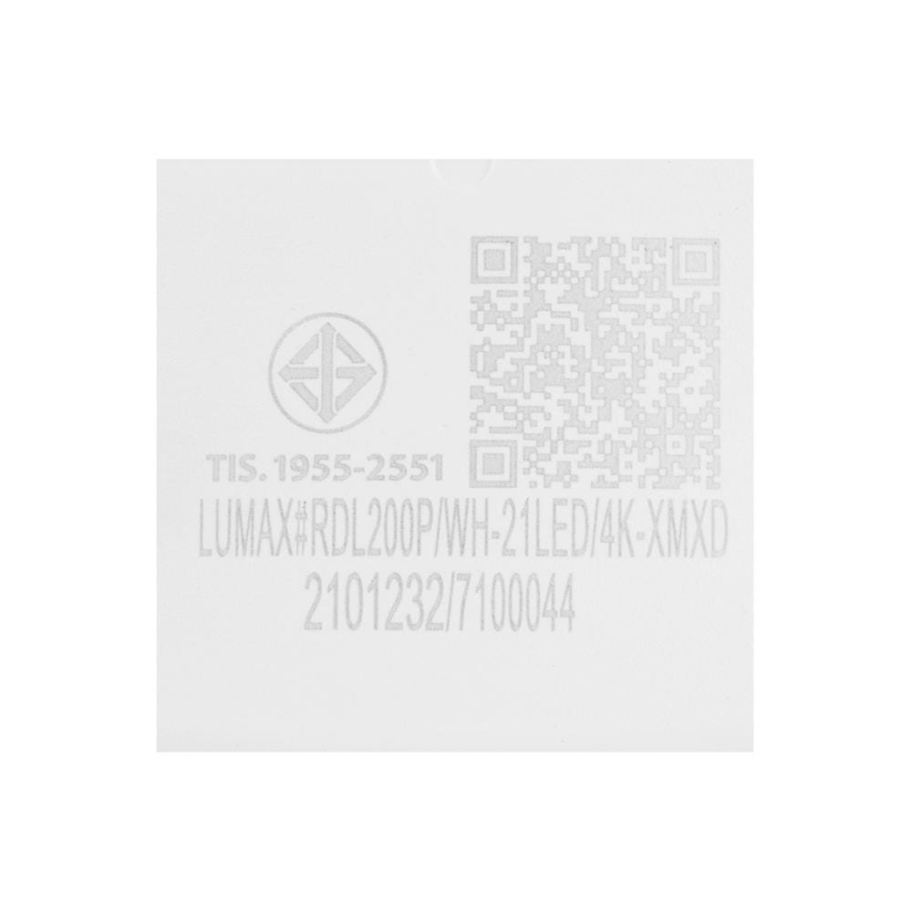 ดาวน์ไลท์ LED LUMAX 20-A0649 8.9 นิ้ว 21 วัตต์ COOL WHITE สีขาว