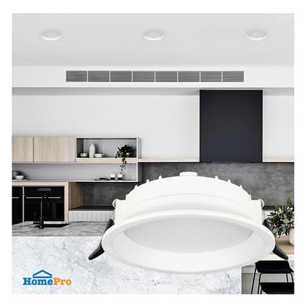 ดาวน์ไลท์ LED LUMAX 20-A0674 5.5 นิ้ว 12 วัตต์ DAYLIGHT/COOL WHITE/WARM WHITE สีขาว_4
