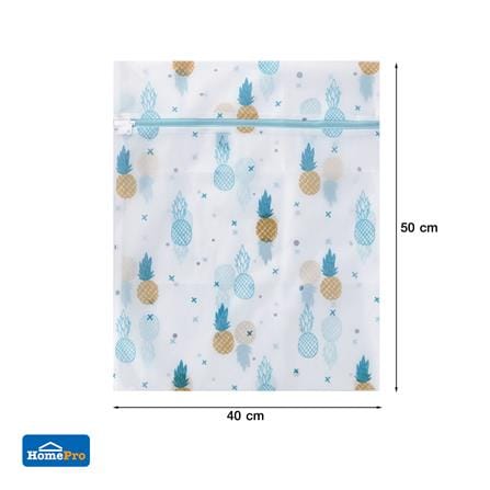 ถุงซักผ้าทรงเหลี่ยม 40x50 ซม. PLIM ลายสับประรด_4