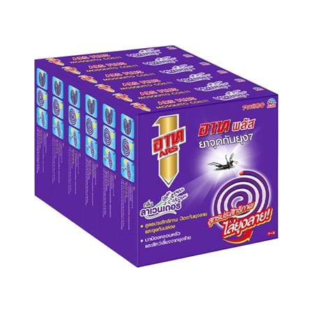 ยาจุดกันยุง ARS PLUS ลาเวนเดอร์ 120 กรัม 10 ขด (แพ็ก 6 ชิ้น)_1