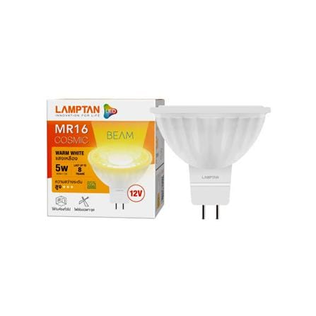 หลอด LED LAMPTAN MR16 COSMIC 5 วัตต์ WARM WHITE GU5.3_1