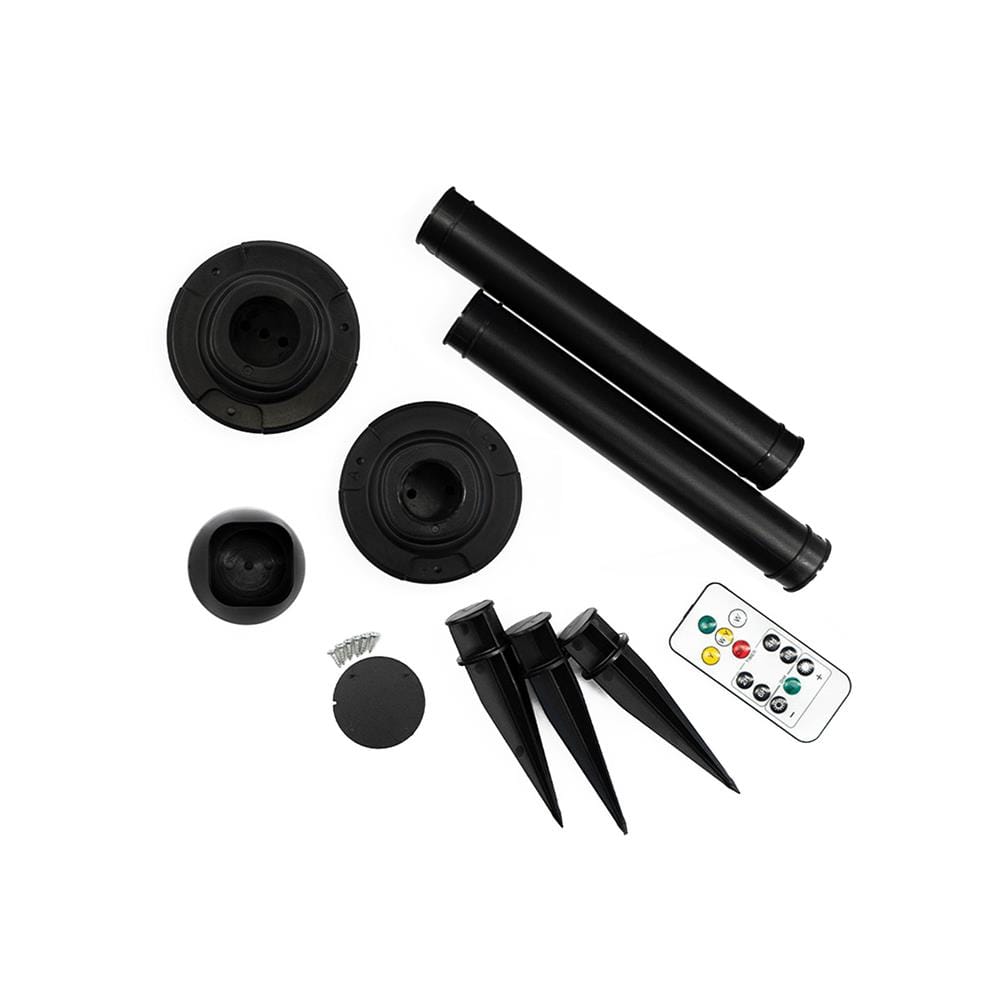 ไฟจัดสวน SOLAR BEC BALI-O 3 วัตต์ RGB สีดำ