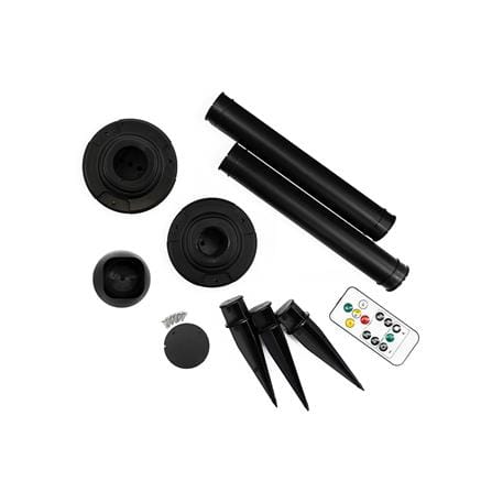ไฟจัดสวน SOLAR BEC BALI-O 3 วัตต์ RGB สีดำ_1