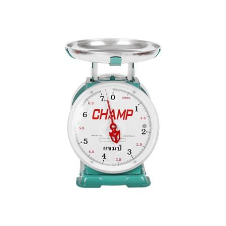 เครื่องชั่ง CHAMP 7 กก. สีน้ำเงินอมเขียว_0