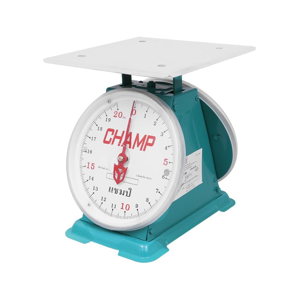 เครื่องชั่ง CHAMP 20 กก. สีน้ำเงินอมเขียว