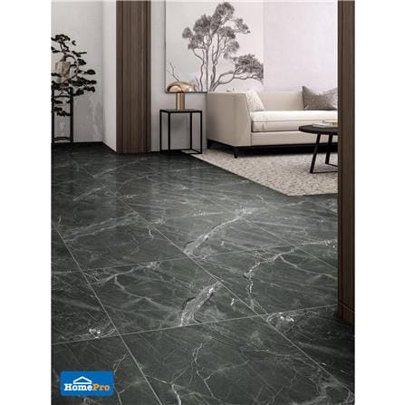 กระเบื้องพื้น 60x60 ซม. TARA มินจุน ดาร์กเกรย์ 1.44M2_4