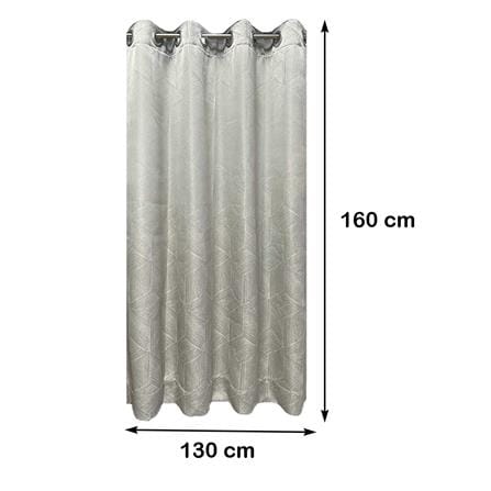 ผ้าม่าน EYELET HOME LIVING STYLE ALLIC UV 130X160 ซม. สีเทาอ่อน_7