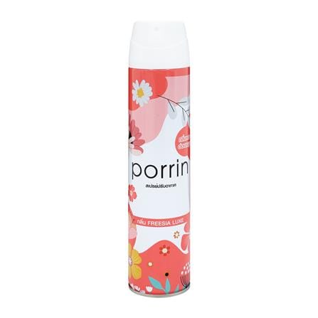 สเปรย์ปรับอากาศ PORRIN 300 มล. กลิ่นฟรีเซีย ลักซ์_0