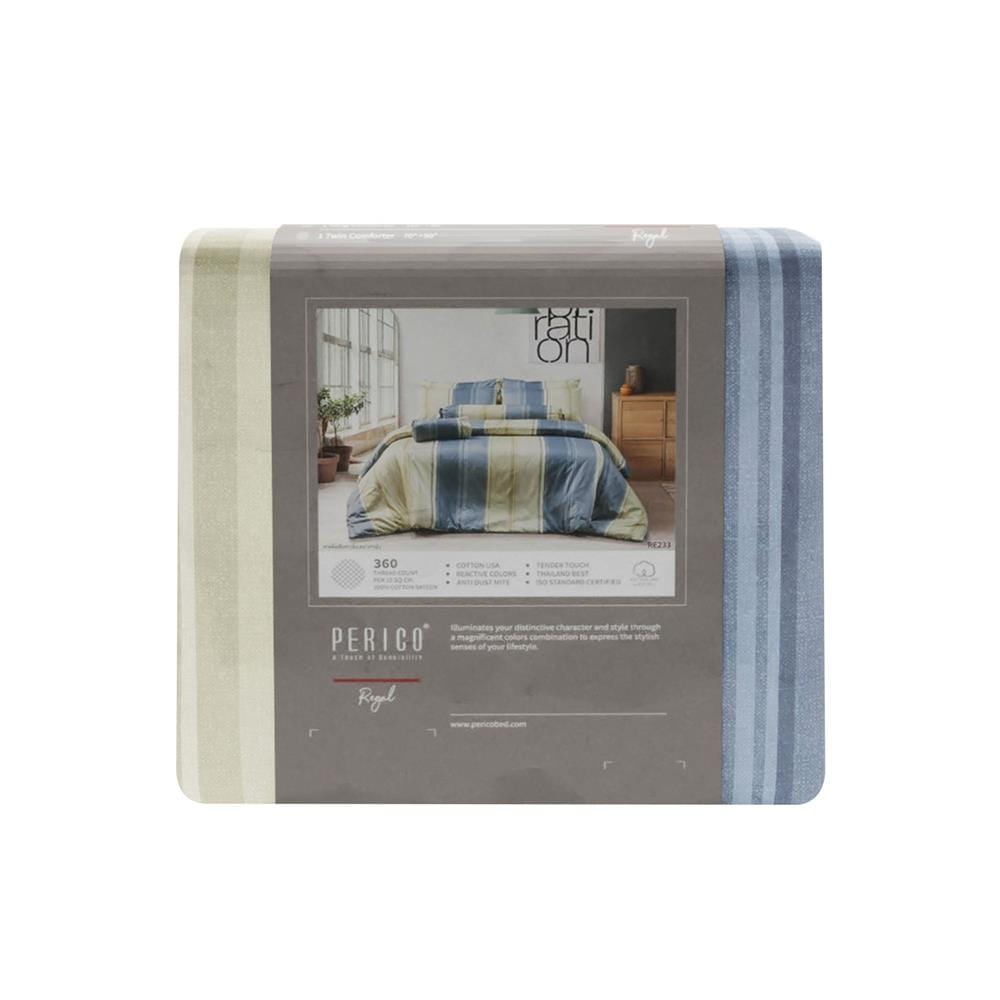ชุดผ้าปูที่นอน 5 ฟุต 3 ชิ้น PERICO REGAL RE233