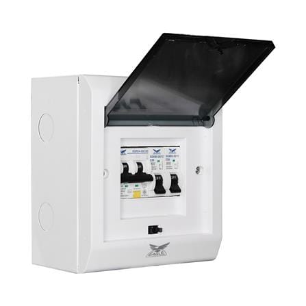 ชุดตู้คอนซูมเมอร์ยูนิต 2 ช่อง 50 แอมป์ พร้อมกันดูด RCBO EAGEL_1