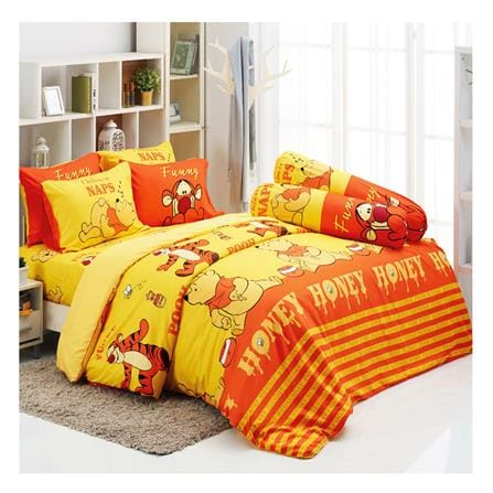 ชุดผ้าปูที่นอน 6 ฟุต 5 ชิ้น TULIP WINNIE THE POOH 60012-DLC090_0