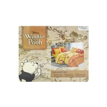ชุดผ้าปูที่นอน 6 ฟุต 5 ชิ้น TULIP WINNIE THE POOH 60012-DLC090_3